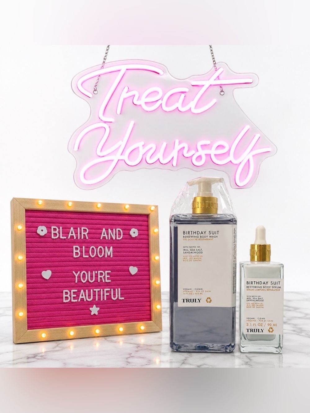 Truly Birthday Suit - Renewing Body Wash & Restoring Body Serum